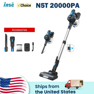 INSE N5T 無綫吸塵器 20Kpa 超輕棒式真空便攜式家用手持吸塵器適用於家庭床地毯