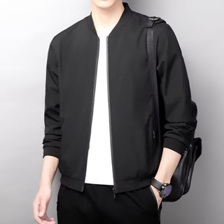 春秋季外套男士2025新款寬松韓版潮流夾克棒球服早春休閑上衣