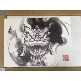 靈魂公主覺醒黑白吉祥舞獅,限量版中國風機甲拼裝模型