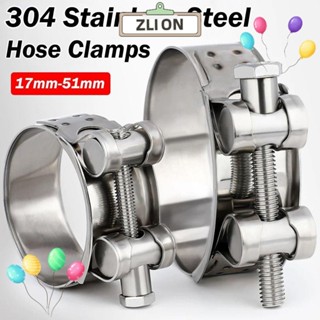 ZLION1管夾,T型螺栓強大的軟管夾,新的304不鏽鋼水管密封