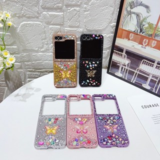 SAMSUNG 適用於三星 Galaxy Z Flip 6 5 4 3 Z Flip6 ZFlip5 5G Bling