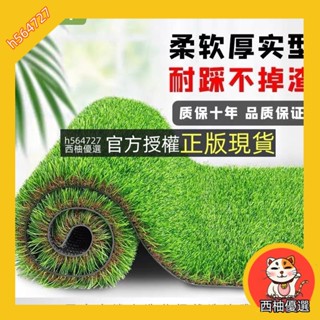 西柚優選 模擬草坪地毯幼兒園草坪墊子人工戶外假草坪人造塑膠草皮陽臺裝飾