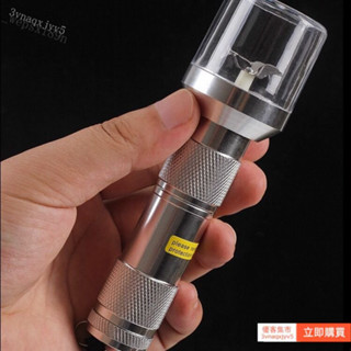 🔥臺出免運】 新款粉餅修復研磨機 藥丸研磨器 口紅研磨器 修復 粉碎機 小型傢用研磨機 便攜式研磨器 手電筒 打