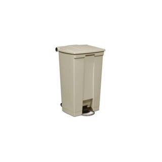 Rubbermaid 樂柏美 腳踏式垃圾桶87L(米色) FG614600BEIG