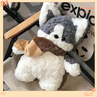 限時折扣💕可愛 毛絨 玩具 玩偶可愛圍巾小狗毛絨玩具修狗柴犬玩偶睡覺抱枕布娃娃男女生日禮物