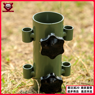 臺灣出貨🏕️戶外天幕支撐桿固定器帳篷固定地釘防風繩露營加長地釘配件夾釘錘 露營用品 戶外裝備 露營裝備 野營 徒步 登山