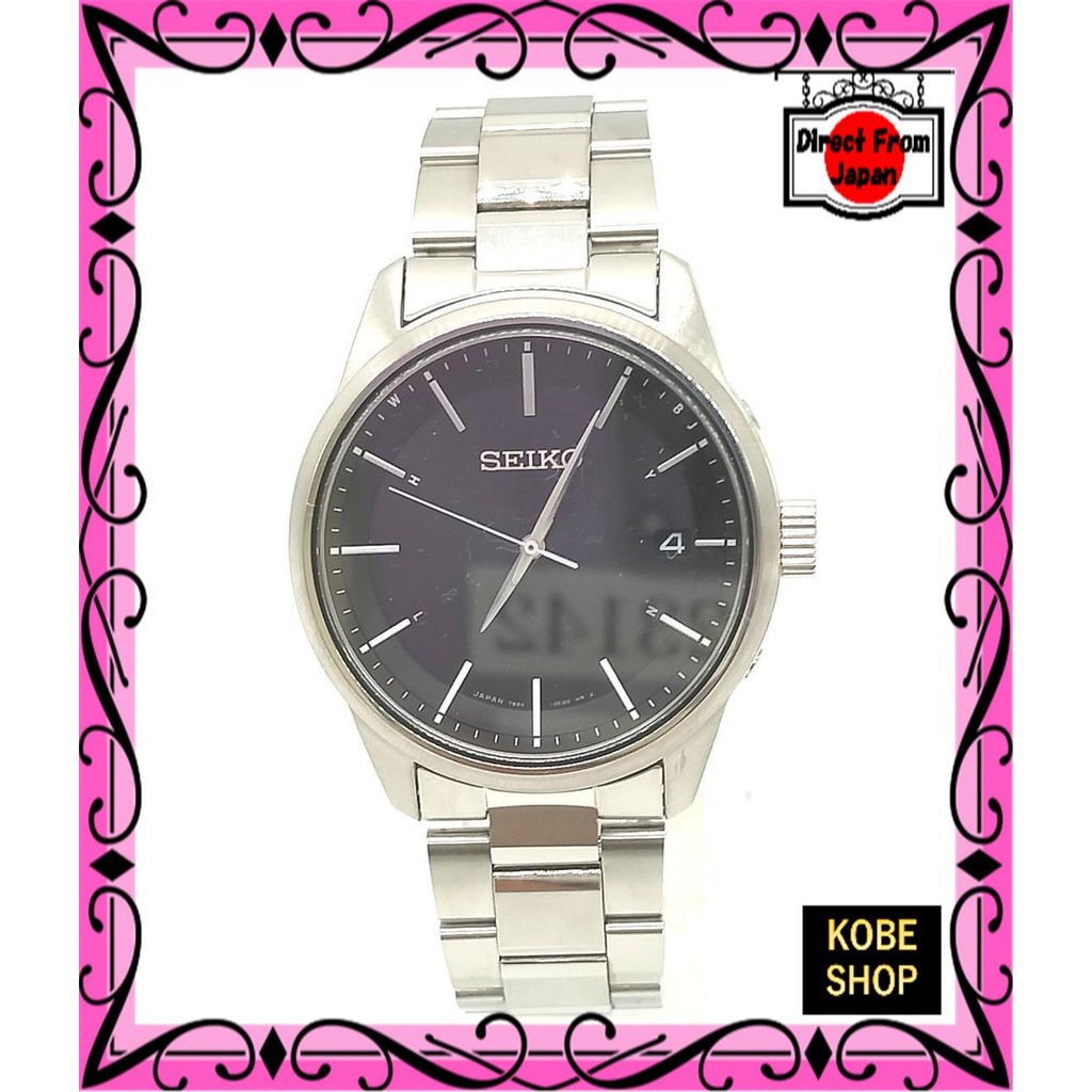 【日本直送】 SEIKO SBTM255 太陽能電波手錶 【二手物品】