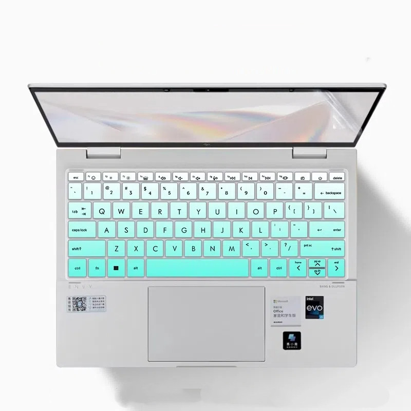 適用於 HP Envy X360 2 合 1 14-fa0058AU 14-fc0112TU 14 英寸鍵盤保護膜的矽膠