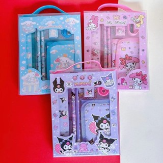 🍒新品特惠🍒文具禮盒高顔值庫洛米錢包鉛筆捲筆刀套裝學生奬勵六一禮物兒童文具KE