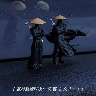 江湖故人古風人物模型 俠客小手辦公仔 微景觀盆景微縮迷你小人物