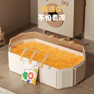 洗髮椅 洗屁屁神器 圈奇嬰兒洗澡盆大號0-5歲兒童折疊浴盆寶寶可坐躺新生兒一體浴盆