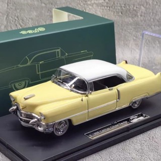 美式情懷車 1/43 凱迪拉克 1955 老爺車 合金汽車模型絕版車模
