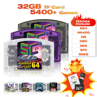 SummerCart64 開源 N64 遊戲卡適用於任天堂 64 遊戲機，具有模擬器功能兼容性 5400 多款遊戲