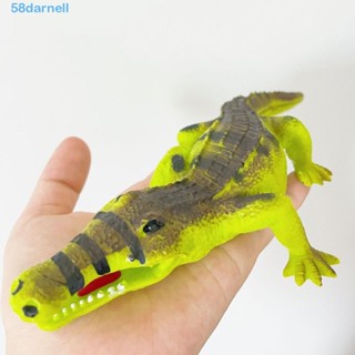 DARNELL 動物軟擠壓玩具,恐龍鱷魚模擬動物玩具,新奇三角龍揉捏彈性動物軟模型兒童整蠱娃娃