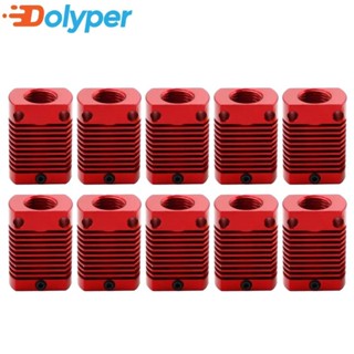 5/10 件散熱器冷卻鋁合金散熱器適用於 V6 Ender-3 散熱器 3D 列印機 Bowden 擠出機熱端加熱塊水槽