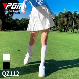 PGM高爾夫女士短裙百褶裙雪紡輕紗彈力腰帶裙子運動半身裙