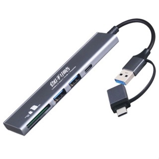 GALILEO 伽利略 AF(CA3H2RA)USB3.0 C+A雙頭5in1讀卡機+集線器