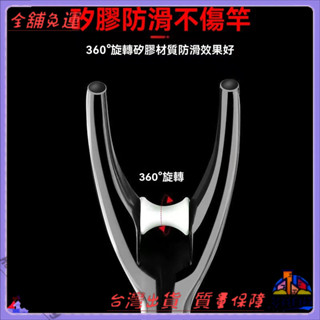📜可開發票+免運費📢不銹鋼加粗魚竿支架 兩用釣魚支架 釣魚地插炮臺支架垂釣用品