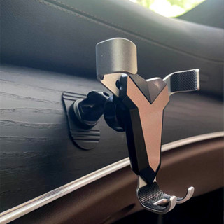 車手機架 車用手機架多功能迷你重力車載手機支架中控臺粘貼強力耐用通用導航重力夾