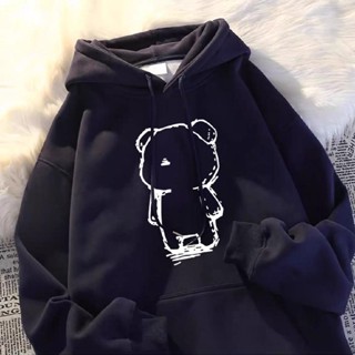 【可可李】帽t美式復古連帽 衛衣女秋冬新款 寬鬆顯瘦設計感 小眾外套薄款刷毛oversize