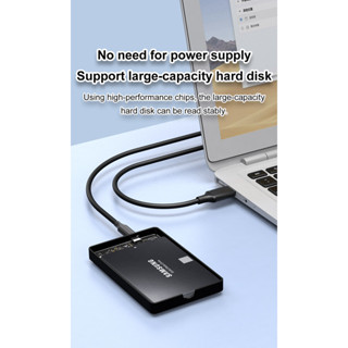 轉 USB3.0/Typec 硬碟盒移動硬碟盒適用於 SSD 外接儲存硬碟盒帶 USB3.0/2.0 電纜 ABS