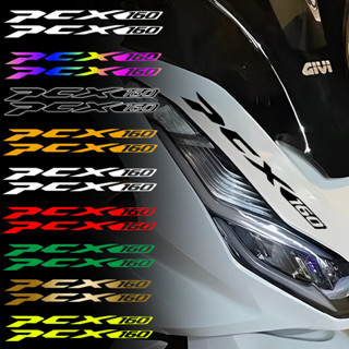 Honda PCX 160 摩托車前貼紙 PCX160 踏板車罩劃痕裝飾配件反光防水乙烯基貼花