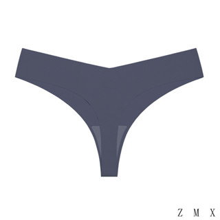 ZMX時尚小可愛亞馬遜歐美丁字內褲女士性感無痕冰絲速幹運動健身三角內褲T字褲
