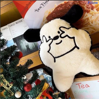 【F.B家居】ins風可愛比耶小狗抱枕宿舍辦公室柔軟靠枕客廳沙發臥室床頭陪睡娃娃