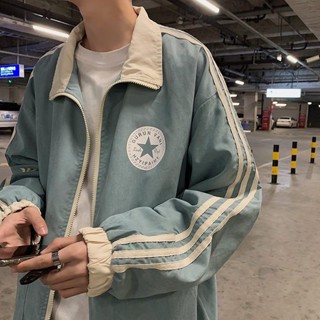 男士春秋痞帥外套韓版潮流學生球服男生百搭夾克潮牌秋裝褂子男20250513
