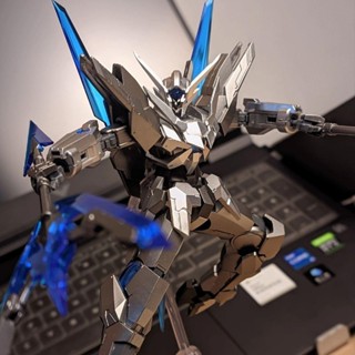 《現貨鋼彈》集模社 限定版 板噴冰川瞬變 鋼彈模型 HG1/144 高達拼裝模型 送水貼支架 GUNDAM手辦玩具擺件