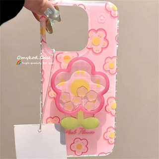 適用於Realme鬱金香手機座花殼相容Realme C53 C55 C65 Note 60 50 C30 C63 C51