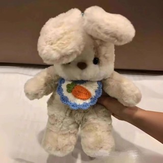 晚安兔子玩偶女生抱著睡覺的娃娃公仔可愛抱枕毛絨玩具生日禮物女可愛玩偶 毛絨公仔 睡眠抱枕 創意生日禮物 情人
