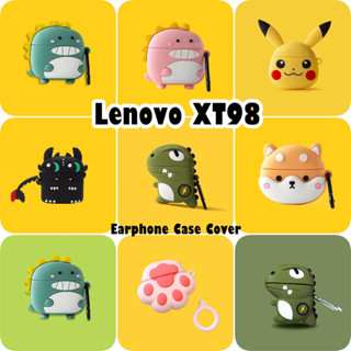 LENOVO 【現貨】適用於聯想 XT98 Case 耳機套動漫卡通造型軟矽膠套