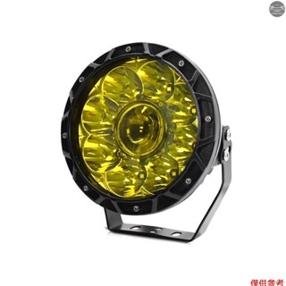 Led 工作燈 6000K 200W 7 英寸汽車圓形工作燈駕駛燈 IP68 防水聚光燈,適用於卡車、摩托車、SUV、全