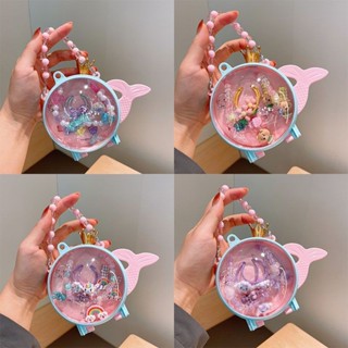 現貨秒發 兒童髮飾禮盒艾莎公主項鍊套裝女孩首飾盒髮夾女童生日禮物INS 兒童髮飾 髮夾六一兒童節禮物