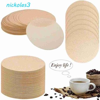 NICKOLAS咖啡濾紙100Pcs每包56mm/60mm/68mm滴頭摩卡壺過濾工具