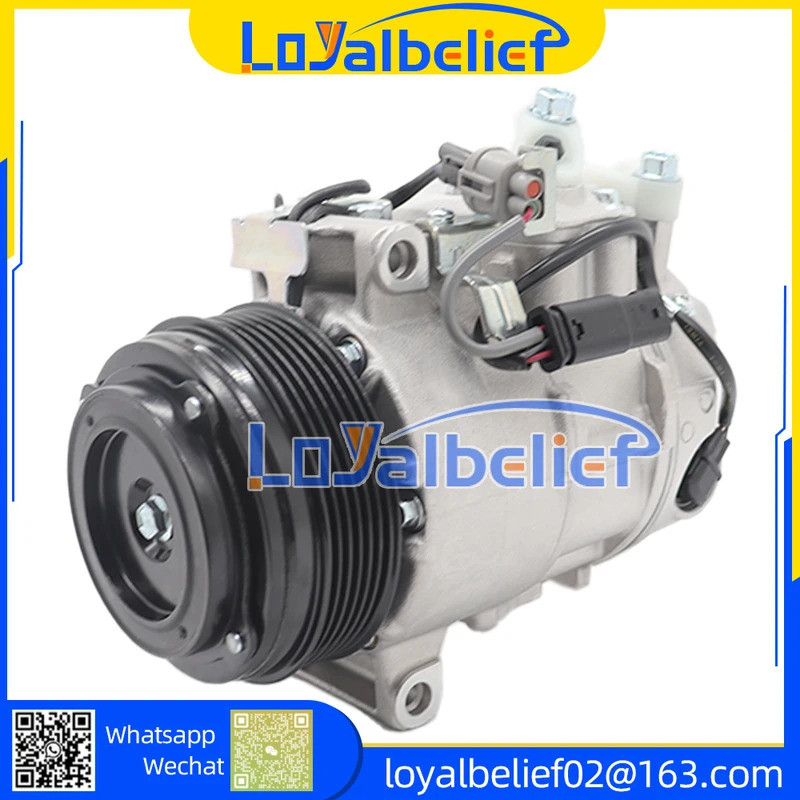 全新交流壓縮機適用於梅賽德斯奔馳 W212 E350 ML350 X204 6SBU16C 447260 -4053一個