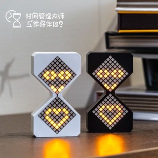 智慧感應黑科技 桌面擺件電子沙漏重力感應客廳解壓發光diy賽博朋克定時器 250514G