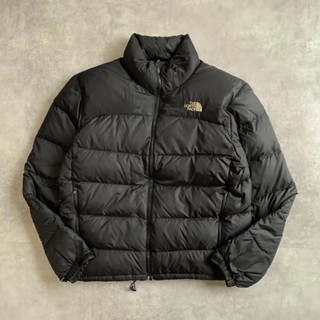 THE NORTH FACE 北面 羽絨服 夾克外套 Metro 700FP 黑色 刺繡 日本直送 二手