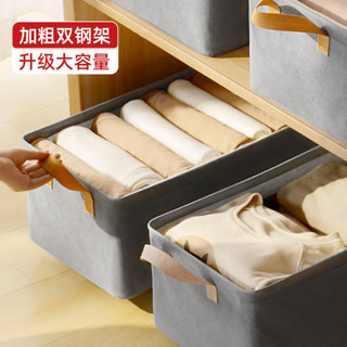 🎉臺灣熱賣🎉新款衣服收納盒桌上佈藝折疊收納筐傢用宿捨桌麵內衣內褲收納神器🎉全館下殺🎉03