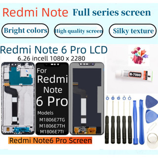 New Redmi Note6 Pro LCD For Redmi Note 6 Pro 液晶觸控顯示螢幕