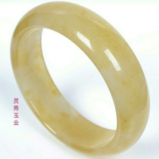 【爆款來襲】正品天然玉石手鐲新疆金絲玉鐲子女士旺夫冰種手環黃玉手鐲包郵