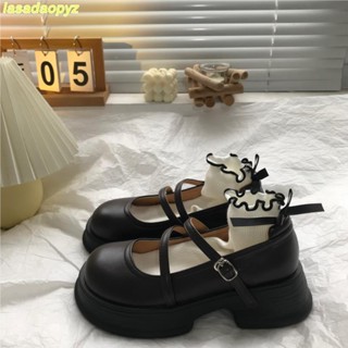 女涼鞋厚底 厚底福樂鞋 瑪珍莉鞋 jk百搭棕色圓頭厚底小皮鞋女2025年春秋復古英倫風日系瑪麗珍單鞋