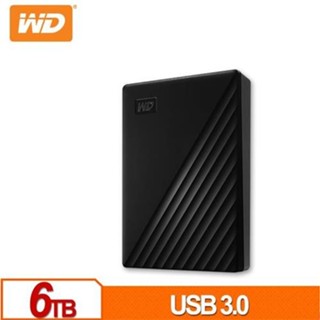WD 威騰 My Passport 6TB (黑) 2.5吋行動硬碟