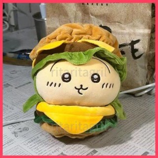 💦Chiikawa吉伊卡哇 小八 烏薩奇周邊玩偶 巨無霸漢堡玩偶 公仔娃娃 毛絨玩具 睡覺抱枕 可愛玩偶