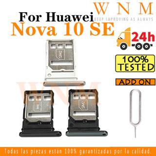 適用於華為 Nova 10 SE Sim 卡託盤 Sim 卡插槽支架卡支架讀卡器 SD 插槽適配器更換部件