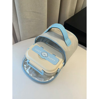 【傢居好物】小狗保溫飯盒 不銹鋼食品級分格帶蓋加厚可愛便當盒