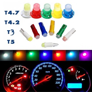 1 件 T5 T4.7 T4.2 T3 SMD 楔形儀表儀表板汽車儀表 LED 燈泡