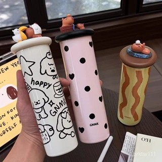 高顔隨身杯可愛保溫杯2025新款女生高顔值不銹鋼隨行杯便攜卡通咖啡杯子爆款♥♥