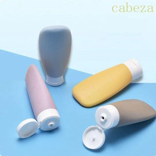 CABEZA旅行空瓶,翻蓋瓶可再填充軟管擠壓瓶,60毫升分裝瓶簡單分配空瓶化妝品容器